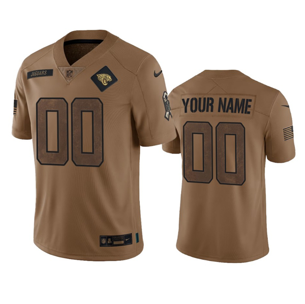 Men's Jacksonville Jaguars Active Player Custom 2023 Brown Salute To Service Limited Football Stitched Jersey,We sell and wholesale Men's Jacksonville Jaguars Active Player Custom 2023 Brown Salute To Service Limited Football Stitched Jersey on line form chian!
